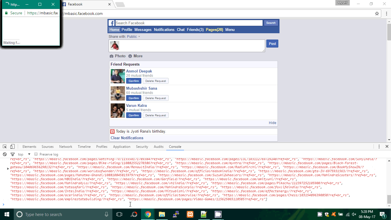Unlike all facebook pages script